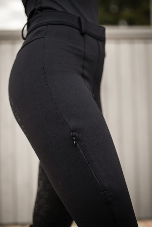 HIGH-PERFORMANCE DRESSAGE BREECHES "ONYX"